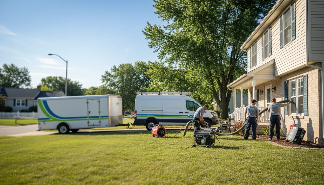 Flooded Basement Restoration And Cleanup With Repair in Beacon, IA near me